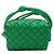 Borsa a tracolla mini Intrecciato Candy di Bottega Veneta Verde