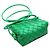 Borsa a tracolla mini Intrecciato Candy di Bottega Veneta Verde - vista 4