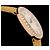 Cartier Benoit Relógio de Ouro Rosa com Bezel de Diamante e Pulseira de Couro - Pequeno Dourado - vista 3