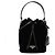 Prada Mini borsa in velluto per donna con dettagli in pelle Napa Nero