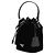 Prada Mini borsa in velluto per donna con dettagli in pelle Napa Nero - vista 4