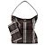 Burberry Borsa a spalla con patta a quadri delle Highlands Marrone - vista 4