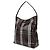 Burberry Borsa a spalla con patta a quadri delle Highlands Marrone - vista 5