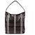 Burberry Borsa a spalla con patta a quadri delle Highlands Marrone - vista 6