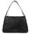 Gucci Grande Borsa a Spalla Nera con Emblema GG Nero - vista 3