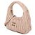 Miu Miu Borsa hobo in pelle Napa Rosa - vista 4