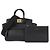Salvatore Ferragamo Borsa morbida da studio media Nero - vista 3