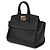 Salvatore Ferragamo Borsa morbida da studio media Nero - vista 5