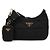Prada Borsa hobo in nylon imbottito per donne Nero - vista 3