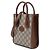Gucci Sac mini tote entrelacé : Marron - Ansicht 4
