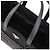 Prada Borsa tote media in Re-Nylon e pelle Saffiano Nero - vista 7