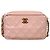 Camera Chanel Bolso de cámara cruzado de cadena de piel de cordero dorado con logo CC de Viar para mujeres - Rosa