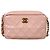 Camera Chanel Bolso de cámara cruzado de cadena de piel de cordero dorado con logo CC de Viar para mujeres - Rosa - vista 2