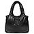 Prada Borsa tote media in morbido cuoio nappa imbottito nera Nero