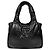 Prada Borsa tote media in morbido cuoio nappa imbottito nera Nero - vista 2