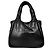 Prada Borsa tote media in morbido cuoio nappa imbottito nera Nero - vista 4