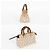 Fendi Borsa Mini Tote By The Way FF Bianco - vista 3
