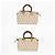Fendi Borsa Mini Tote By The Way FF Bianco - vista 9
