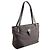 Bally Borsa a spalla in tessuto logo marrone scuro - vista 2