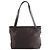 Bally Borsa a spalla in tessuto logo marrone scuro - vista 3