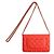 Chanel Mini borsa a tracolla in caviale rosso arancio con finiture argento Arancione - Ansicht 3