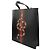 Gucci Borsa tote e a spalla in pelle nera con tripla striscia di serpente re Nero - vista 2