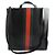 Gucci Borsa tote e a spalla in pelle nera con tripla striscia di serpente re Nero - vista 3