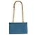 Valentino Borsa a tracolla Bababoom blu argento con catena e pattina - vista 3