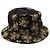 Kenzo Sombrero bucket de terciopelo con estampado de flores múltiples Multicolor