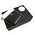 Chanel Série de mini sac à bandoulière en chaîne autour en or noir - vue 7