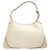 Gucci Borsa hobo in tono argento e avorio Shima Bianco - vista 3