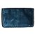 Stella Mc Cartney Clutch aus Samt mit Teal-Blauem Python-Muster - Ansicht 2