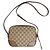 Gucci Borsa a tracolla in tela marrone - vista 3