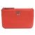 Chanel Pochette in pelle rosso corallo