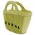 Marni Borsa a tracolla mini in tessuto intrecciato lime Marrone - vista 2