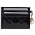 Cannage Dior Tarjetero de charol con charm de logo plateado Negro - vista 2