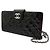 Chanel Mini borsa a tracolla iconica in vernice nera Nero - vista 2