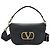 Valentino Borsa a spalla in vitello morbido Nero
