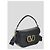 Valentino Borsa a spalla in vitello morbido Nero - vista 5