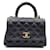 Chanel Mini borsa a catena Caviar Coco Handle Blu  - vista 1