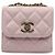 Trendy CC Chanel Borsa a tracolla mini CC alla moda in pelle di agnello Rosa