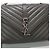 Saint Laurent Monogramm College Mittel Braun - Ansicht 3