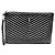 Saint Laurent Clutch Matelassé Grande Argento Nero