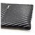 Saint Laurent Clutch Matelassé Grande Argento Nero - vista 6