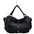 Céline Grande Borsa a Spalla in Pelle Nera Nero
