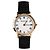 Tiffany & Co Classico Rotondo Oro Giallo Pelle Bianca Nera Nero