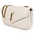 Saint Laurent Borsa a spalla trapuntata con catena Bianco - vista 4