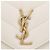 Saint Laurent Borsa a spalla trapuntata con catena Bianco - vista 9