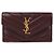 Saint Laurent Cassandra Fragment Flap Kartenetui Weiß