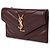 Saint Laurent Cassandra Fragment Flap Kartenetui Weiß - Ansicht 4